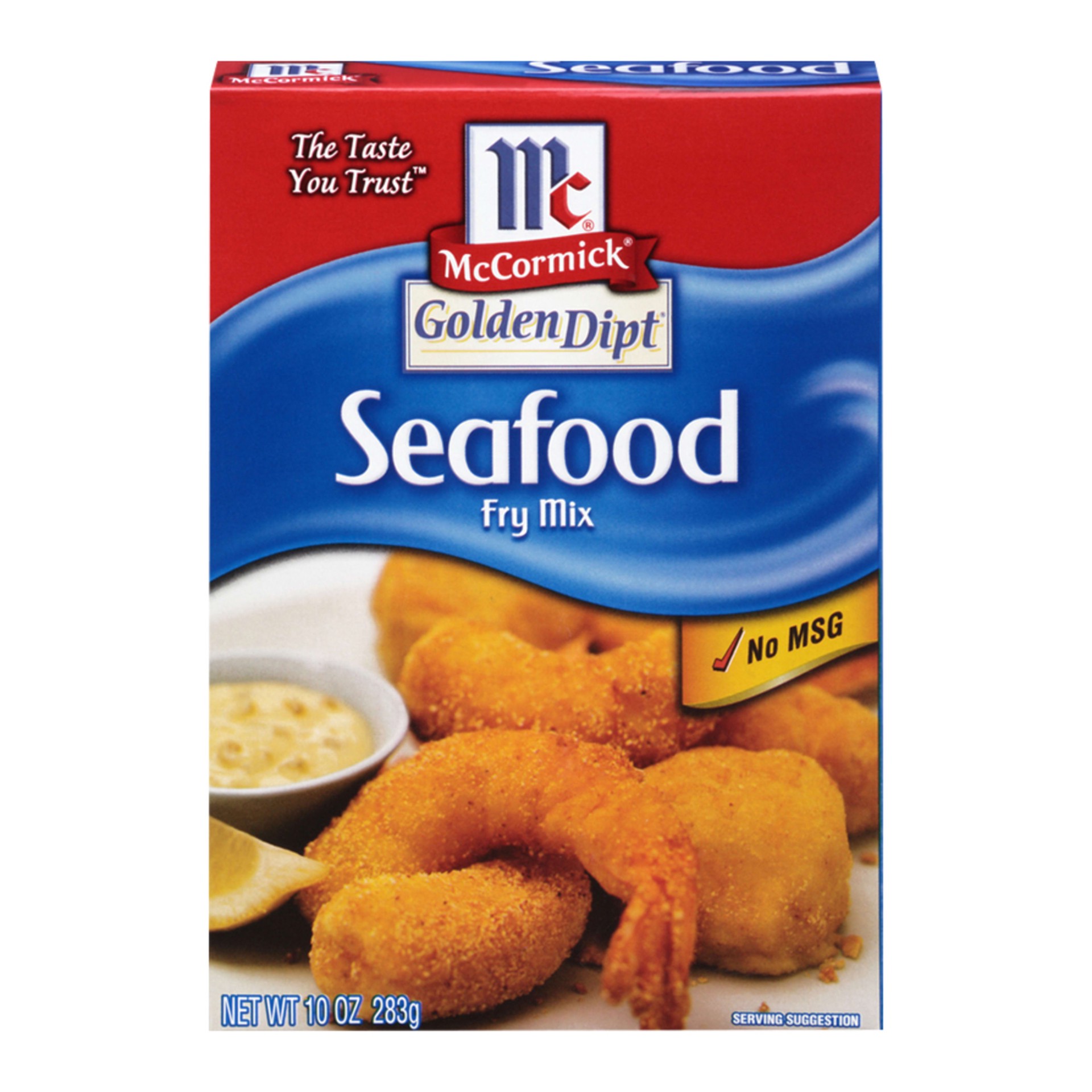 slide 1 of 9, McCormick Golden Dipt Fry Mix - Seafood, 10 oz