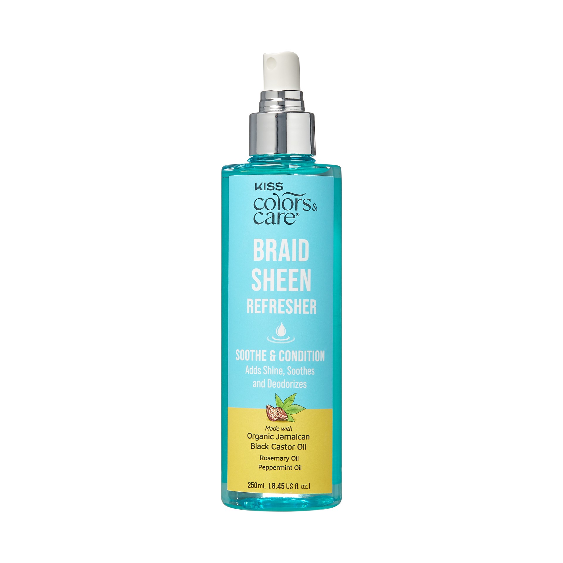 slide 3 of 5, Kiss Colors & Care Refresher Hydrate & Soothe Braid Sheen 8.45 fl oz, 8.45 fl oz