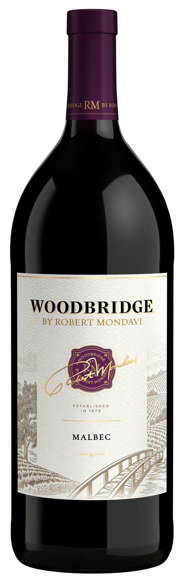 slide 1 of 7, Woodbridge by Robert Mondavi Malbec Red Wine, 1.5 L Bottle, 50.72 fl oz