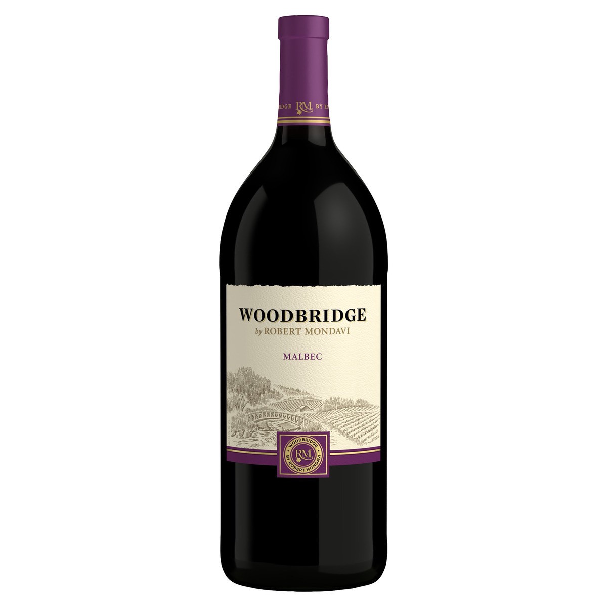 slide 1 of 7, Woodbridge by Robert Mondavi Malbec Red Wine, 1.5 L Bottle, 50.72 fl oz