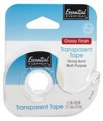 slide 1 of 1, Essential Everyday Glossy Transparent Tape, 1 ct