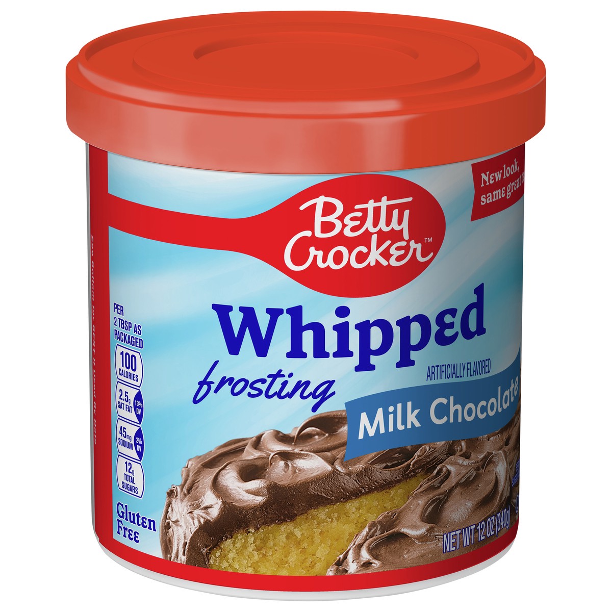slide 8 of 9, Betty Crocker Gluten Free Whipped Milk Chocolate Frosting, 12 oz., 12 oz