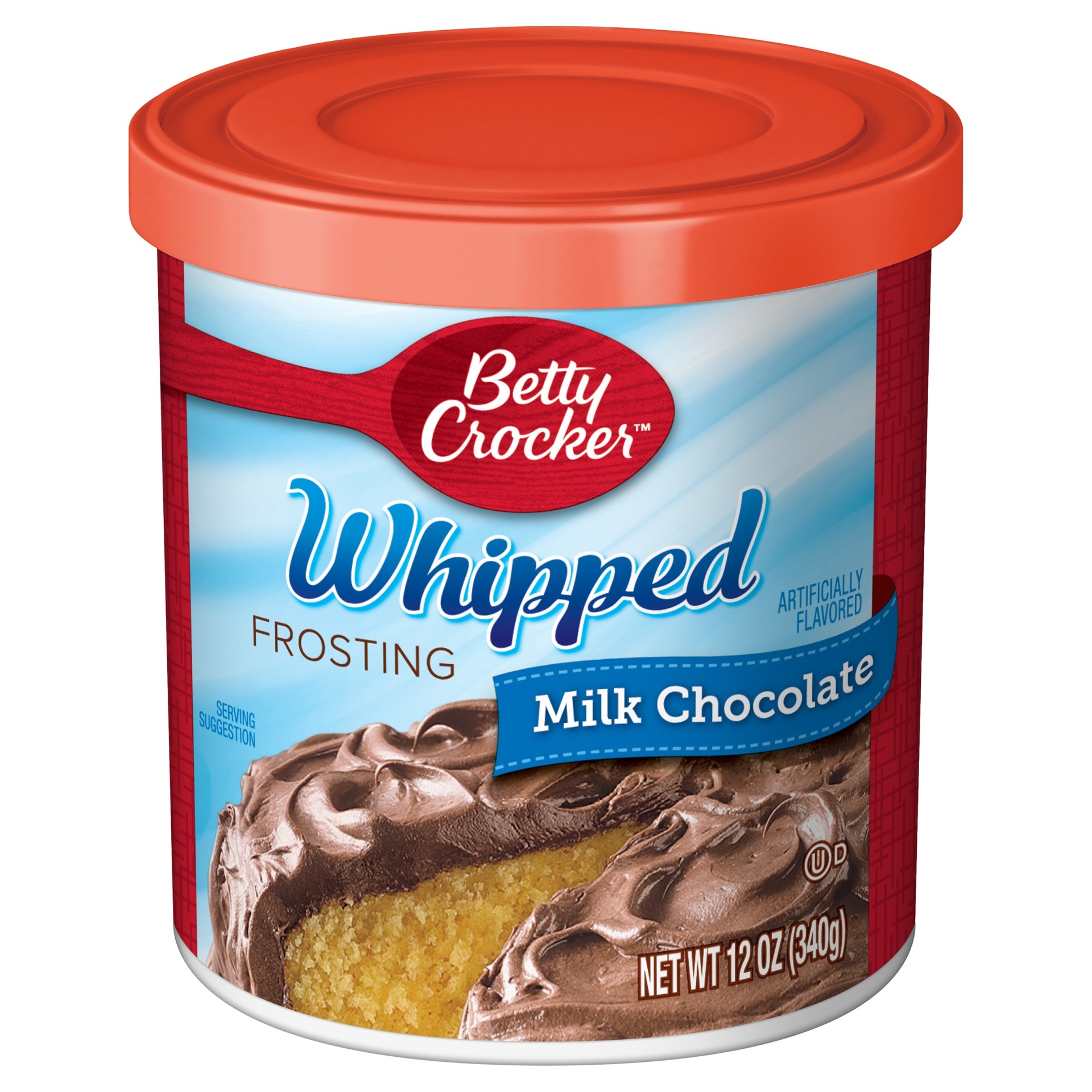 slide 1 of 1, Betty Crocker Milk Chocolate Whipped Frosting, 12 oz