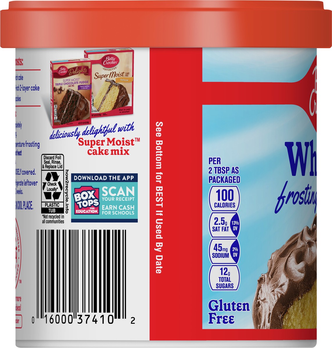 slide 2 of 9, Betty Crocker Gluten Free Whipped Milk Chocolate Frosting, 12 oz., 12 oz