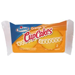 HOSTESS Orange Flavored Cupcakes, Single Serve