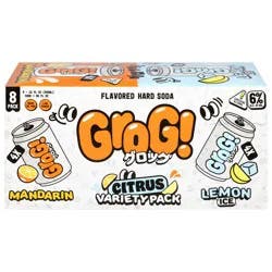 Grog! Citrus Hard Soda Variety Pack 8 - 12 fl oz Cans