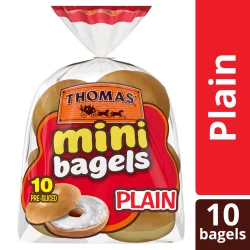 Thomas' Plain Mini Pre-Sliced Bagels