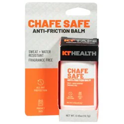 KT Health Chafe Safe Fragrance Free Pocket Size Anti-Friction Balm 0.45 oz