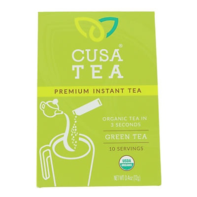 slide 1 of 1, Cusa Tea Org Instant Green Tea, 0.4 oz