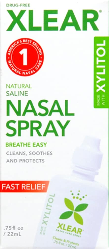 slide 1 of 1, Xlear Fast Relief Nasal Spray, 0.75 fl oz