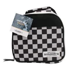Steel Check Lunch Bag