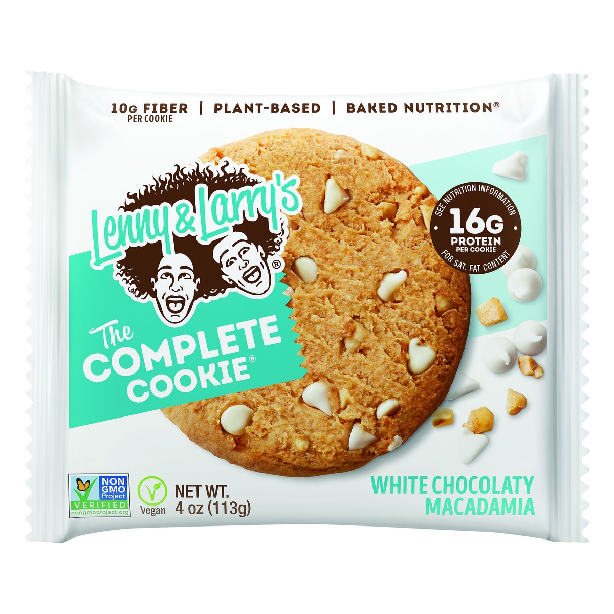 slide 1 of 2, Lenny & Larry's White Chocolaty Macadamia The Complete Cookie 4 oz, 4 oz