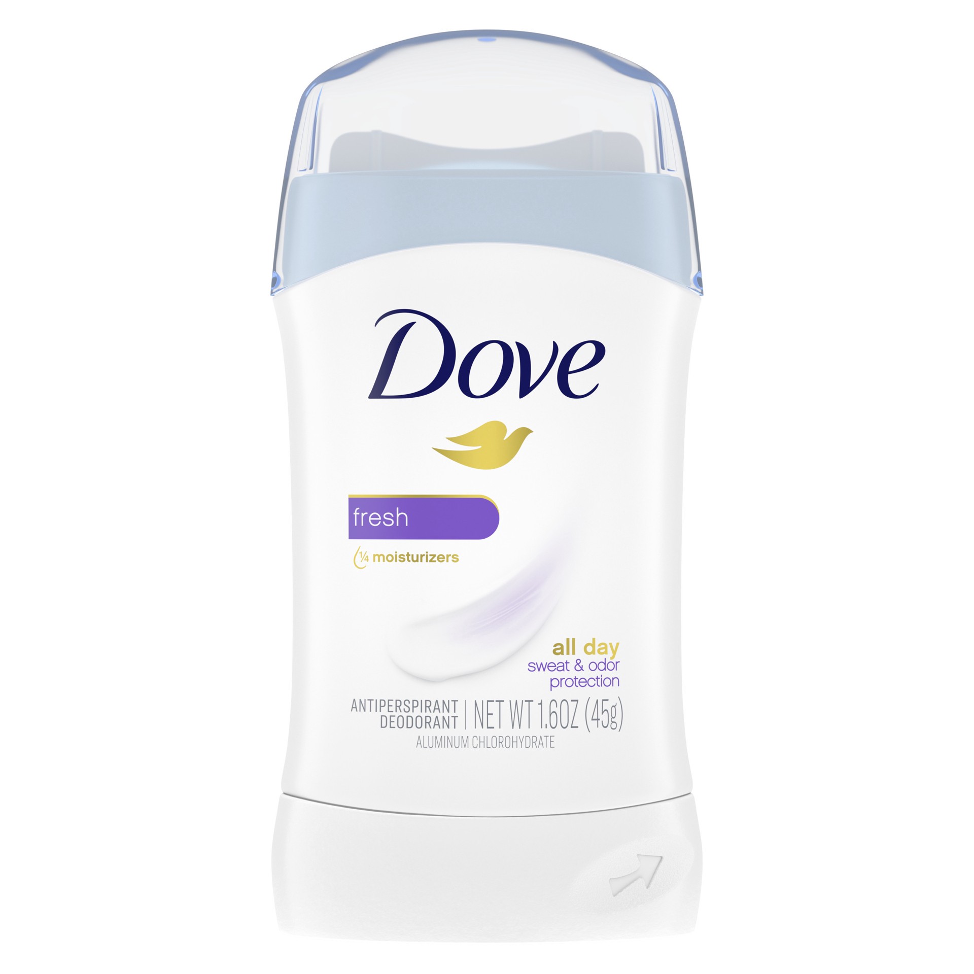 slide 1 of 5, Dove Invisible Solid Antiperspirant Deodorant Stick Fresh,, 1.6 oz, 1.6 oz