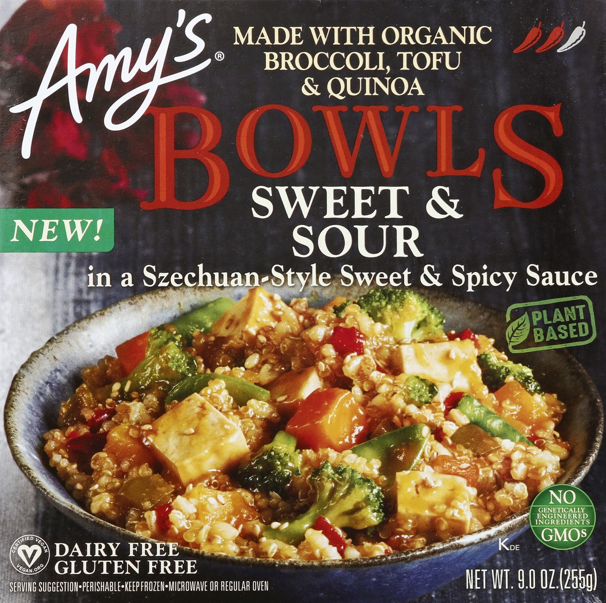 slide 10 of 10, Amy's Sweet & Sour Bowl, 9 oz