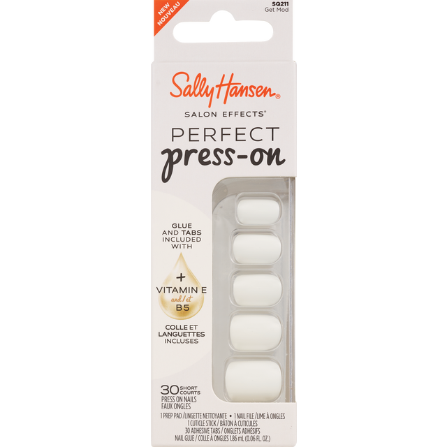 slide 1 of 1, SALLY HANSEN Sh Perfect Press On Get Mod, 1 ct