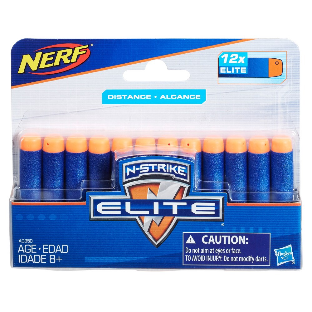 slide 1 of 6, Nerf N-Strike Elite Series 12-Dart Refill Pack, 12 ct