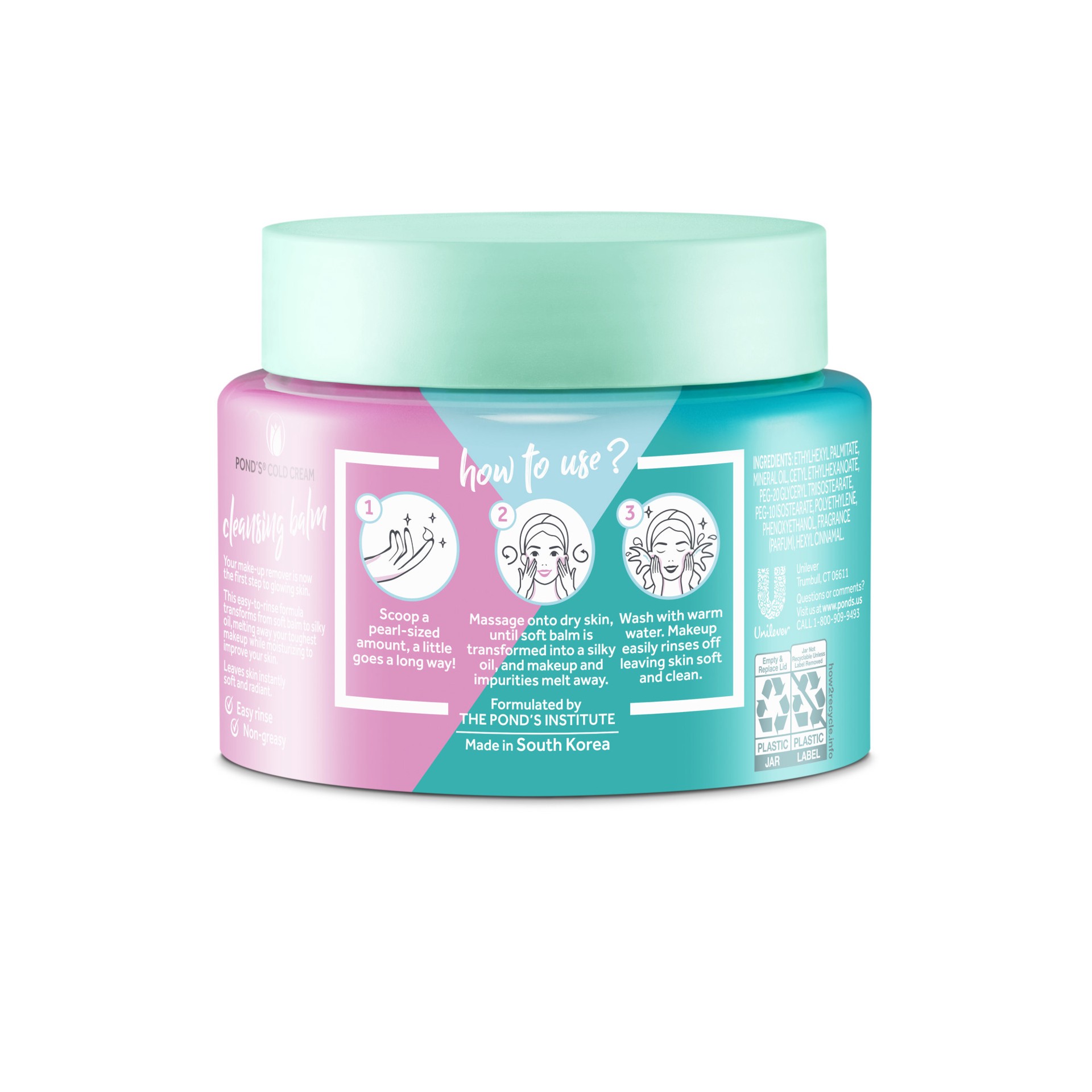 slide 4 of 4, Pond's Makeup Remover Cleansing Balm, 100 mL, 3.38 oz