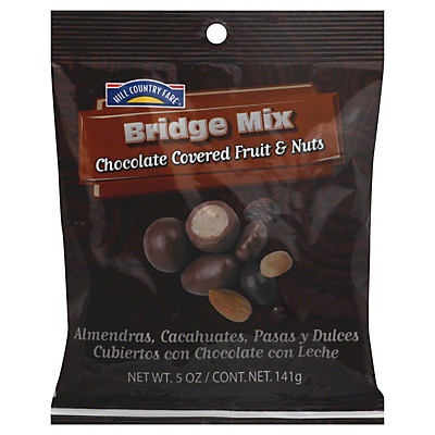 slide 1 of 1, Hill Country Fare Chocolate Bridge Mix, 5 oz