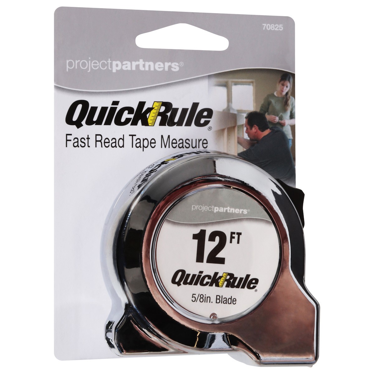 slide 10 of 11, Project Partners QuickRule Fast Read 12 Ft Tape Measure 1 Each, 1 ct