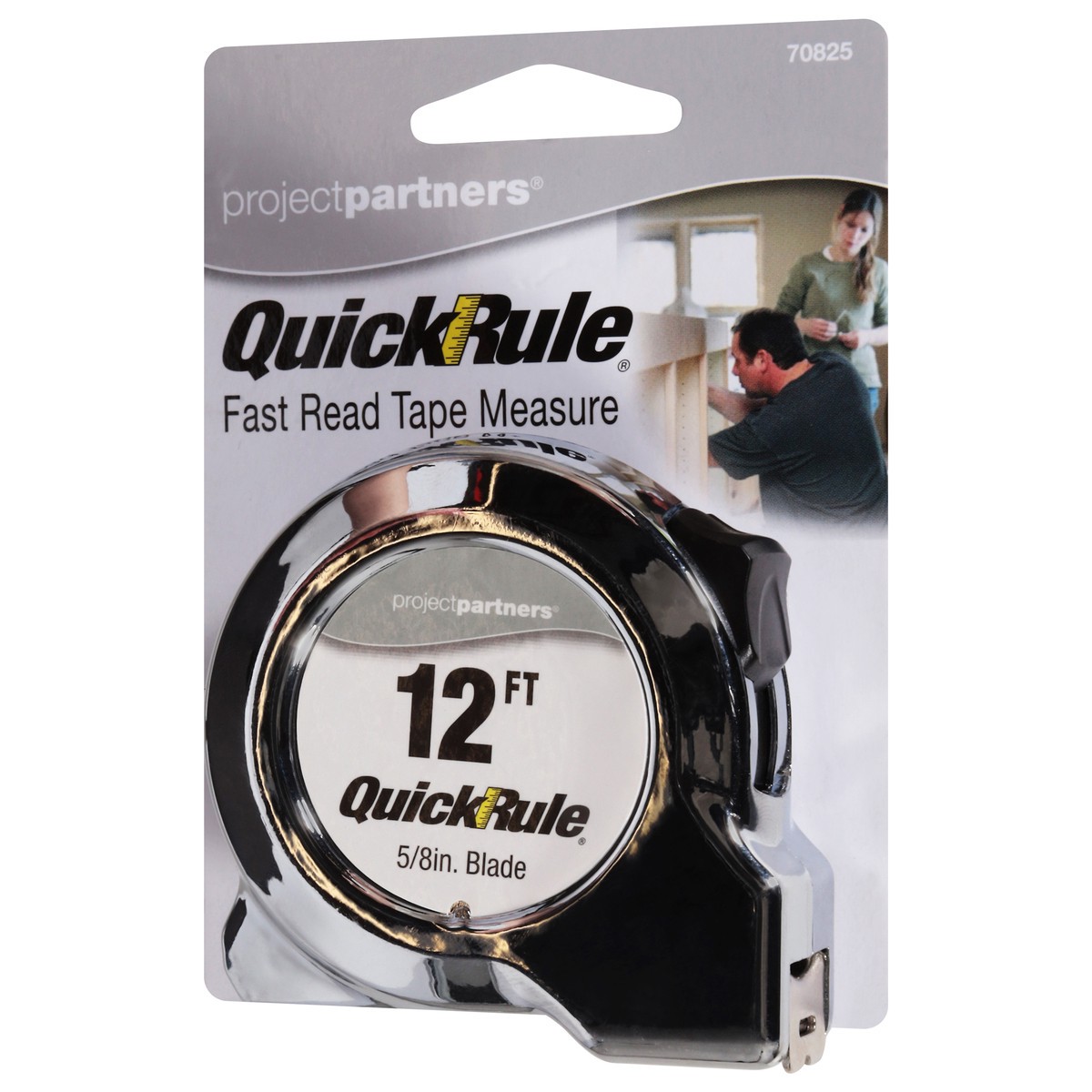 slide 3 of 11, Project Partners QuickRule Fast Read 12 Ft Tape Measure 1 Each, 1 ct