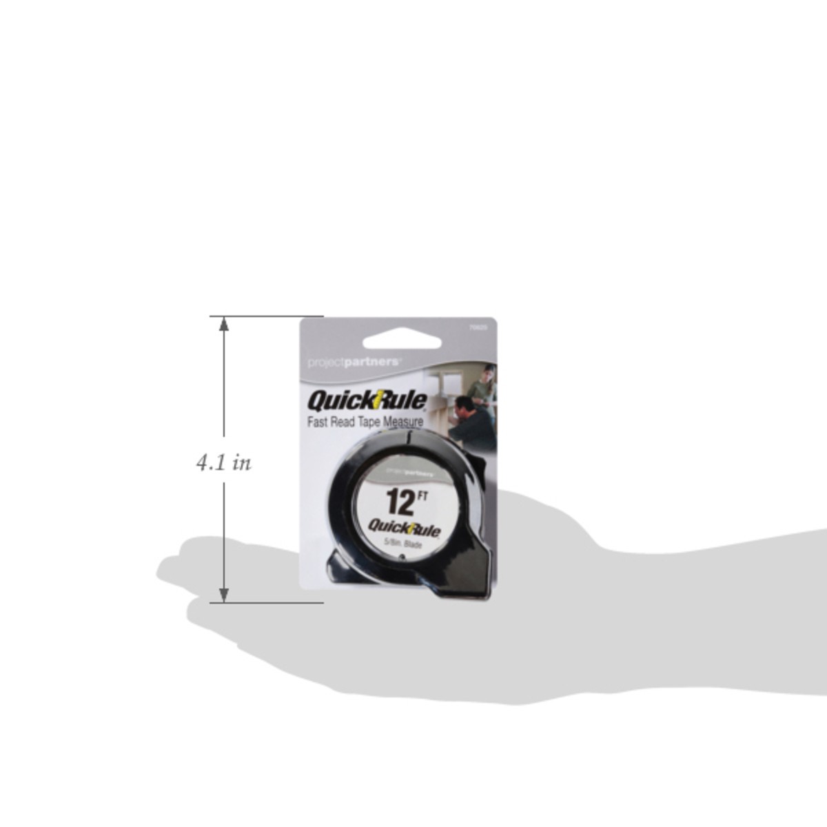 slide 8 of 11, Project Partners QuickRule Fast Read 12 Ft Tape Measure 1 Each, 1 ct