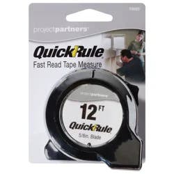 Project Partners QuickRule Fast Read 12 Ft Tape Measure 1 Each