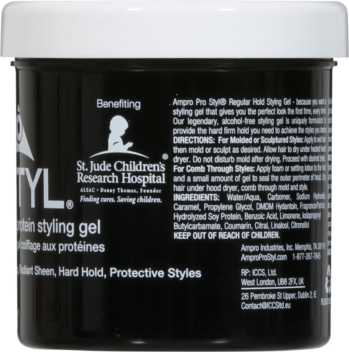 slide 3 of 9, Ampro Pro-Styl Protein Styling Gel (Jar), 1 ct