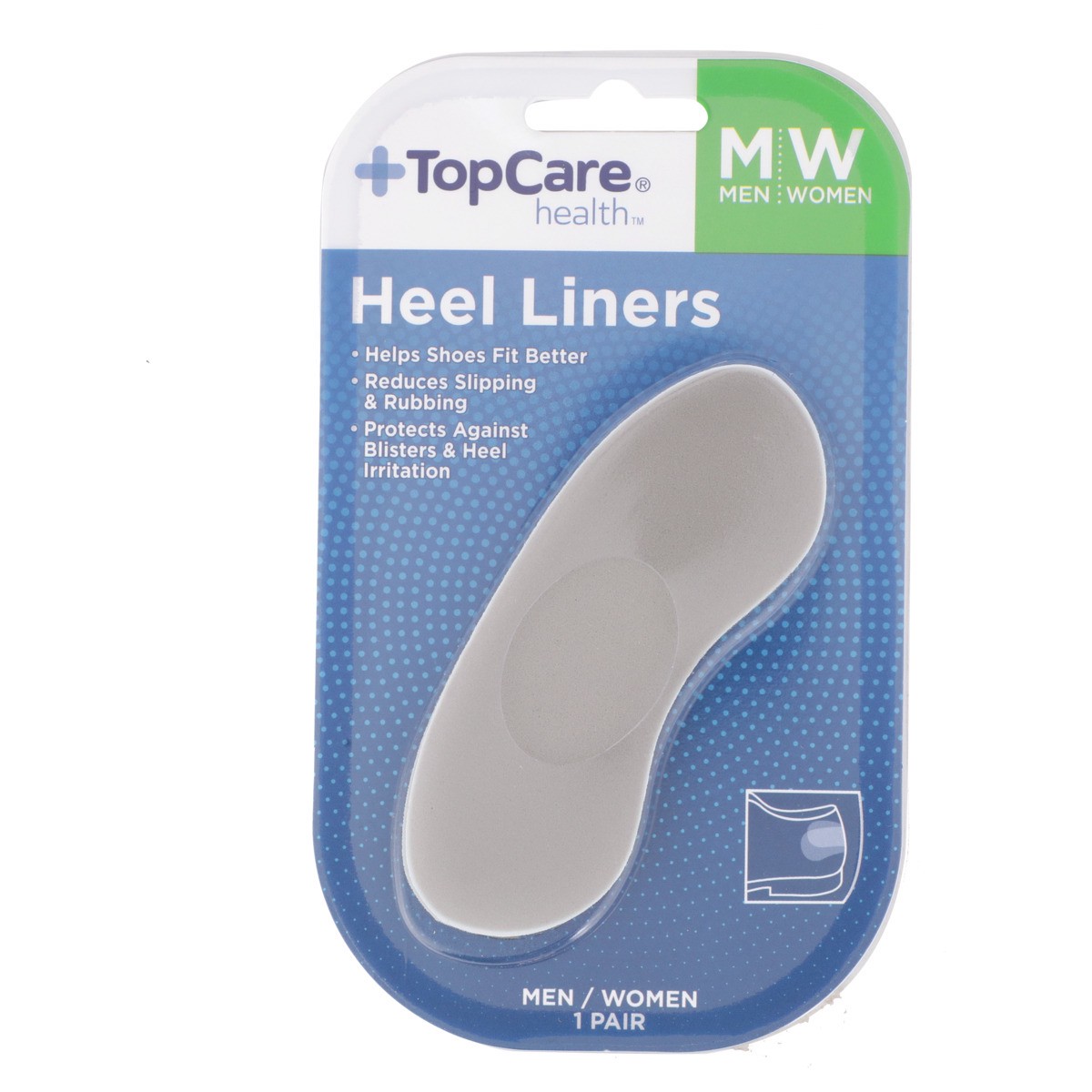 slide 7 of 8, TopCare Heel Liners - Men & Women's, 1 ct