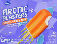 slide 1 of 1, Kroger Arctic Blasters Orange Cream Bars, 12 ct; 2.5 fl oz