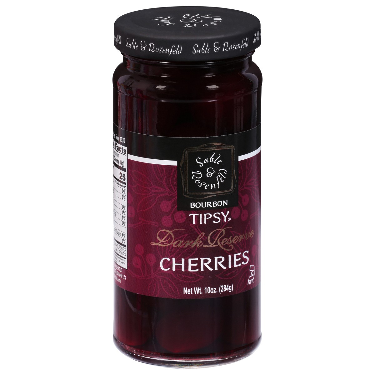 slide 2 of 9, Sable & Rosenfeld Tipsy Dark Reserve Cherries 10 oz, 10 oz