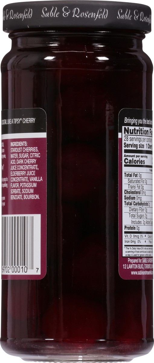 slide 5 of 9, Sable & Rosenfeld Tipsy Dark Reserve Cherries 10 oz, 10 oz