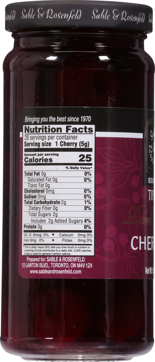 slide 9 of 9, Sable & Rosenfeld Tipsy Dark Reserve Cherries 10 oz, 10 oz