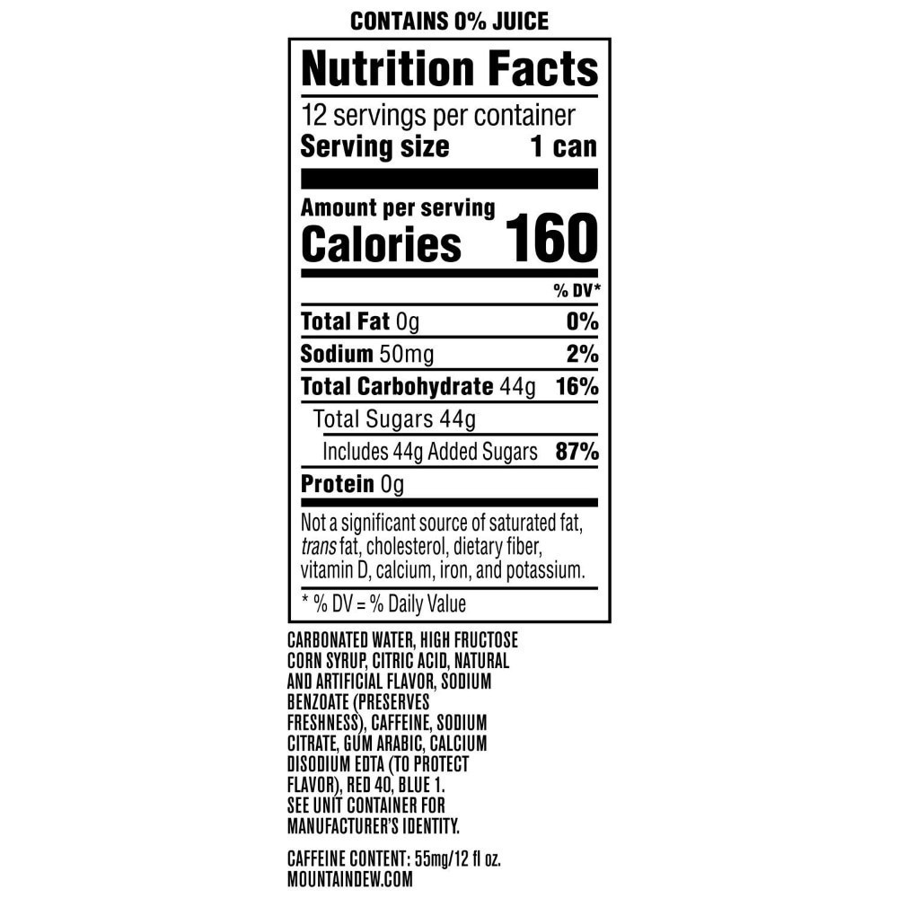 slide 3 of 4, Mountain Dew - 144 oz, 12 ct; 12 oz