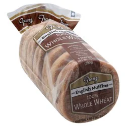 Franz 100% Wheat English Muffins 6 ct 14oz