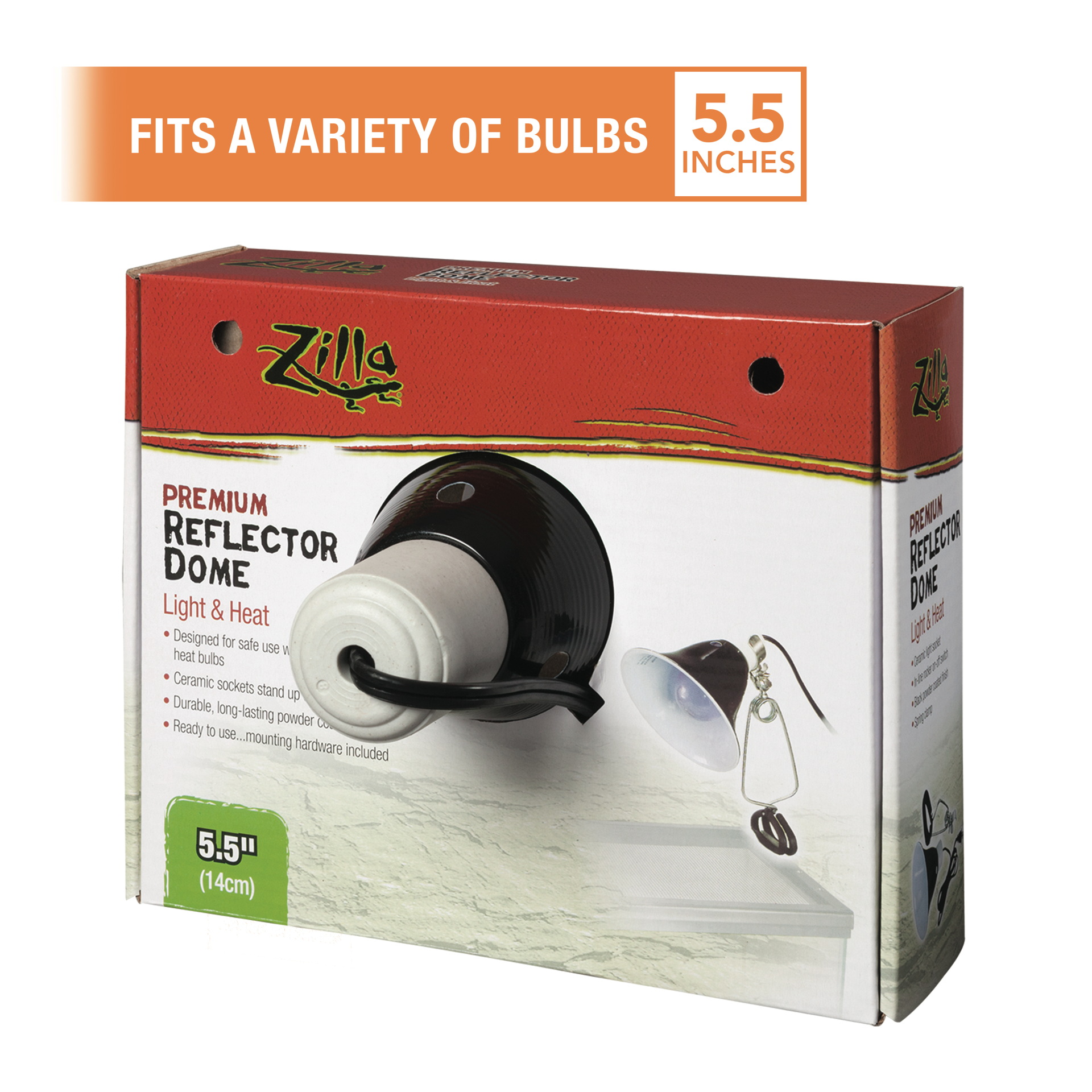 slide 8 of 8, Zilla Premium Reflector Domes 5.5 Inches, 1 ct