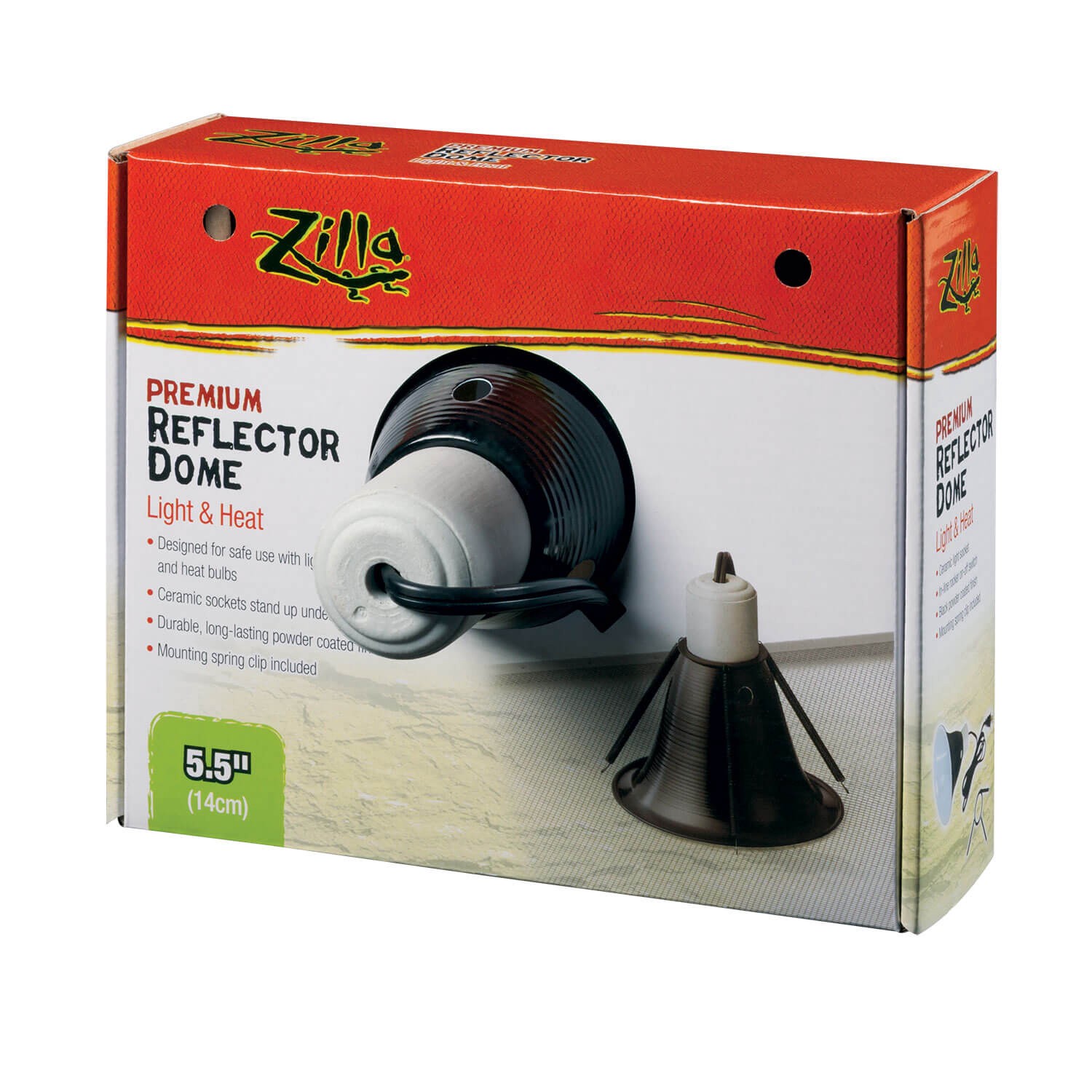 slide 1 of 8, Zilla Premium Reflector Domes 5.5 Inches, 1 ct