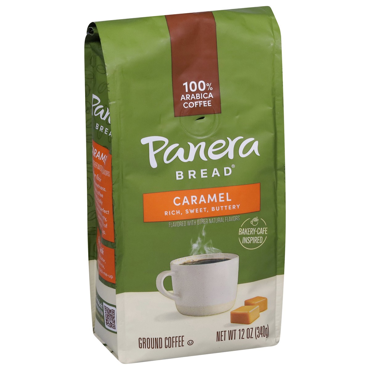 slide 9 of 13, Panera Bread Ground Caramel Coffee - 12 oz, 12 oz
