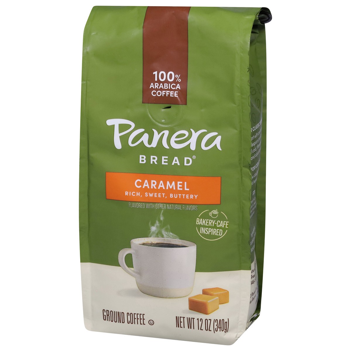 slide 5 of 13, Panera Bread Ground Caramel Coffee - 12 oz, 12 oz