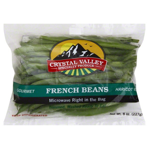 slide 1 of 1, Crystal Valley French Green Beans, 8 oz