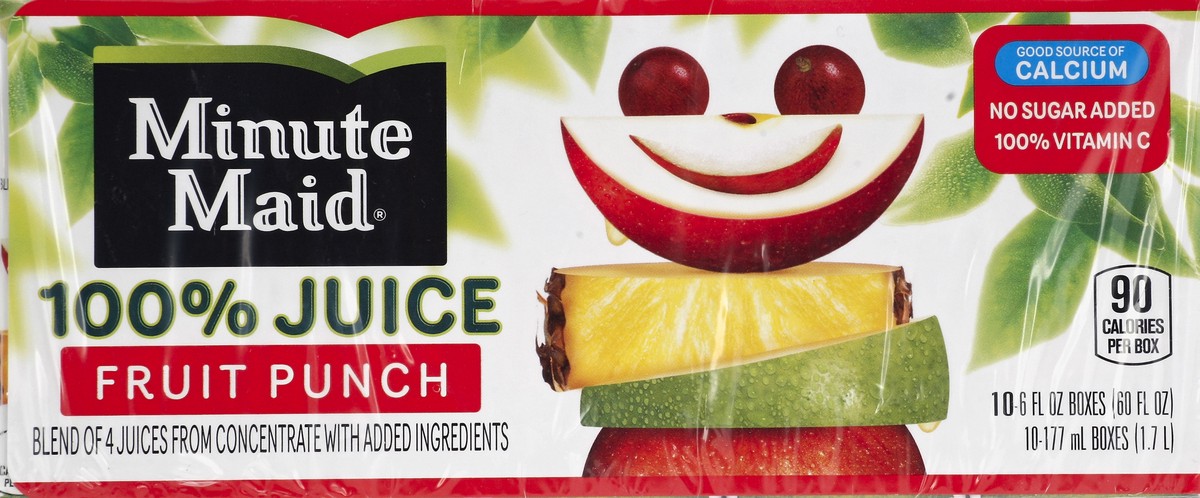 slide 4 of 4, Minute Maid Juice Fruit Punch, 60 oz