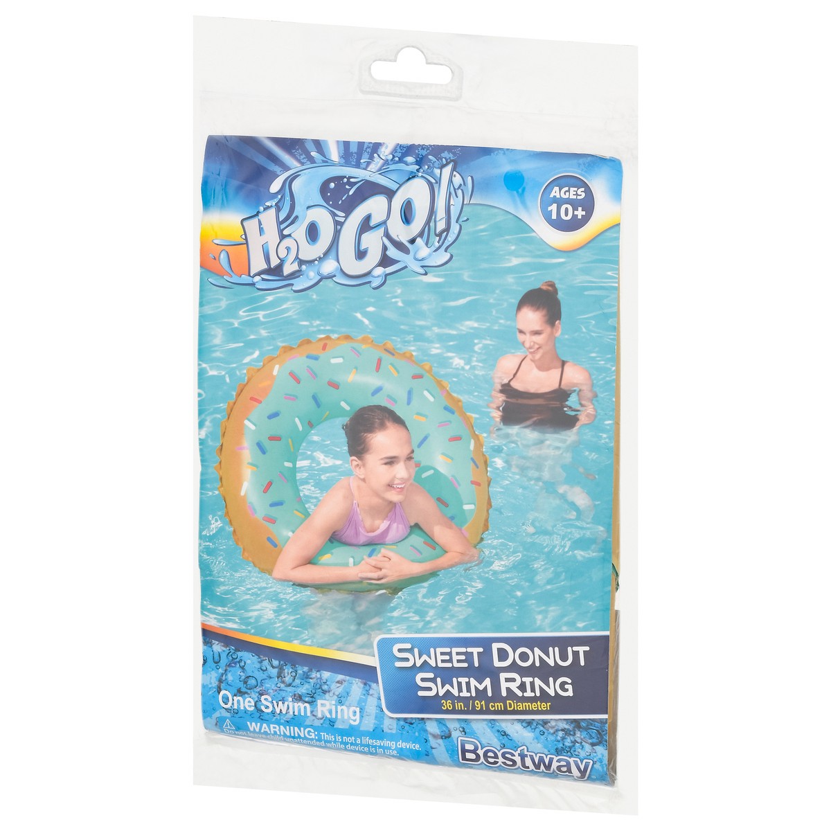 slide 2 of 12, H2OGo! Sweet Dount 10Y+ Swim Tube 1 ea, 1 ct