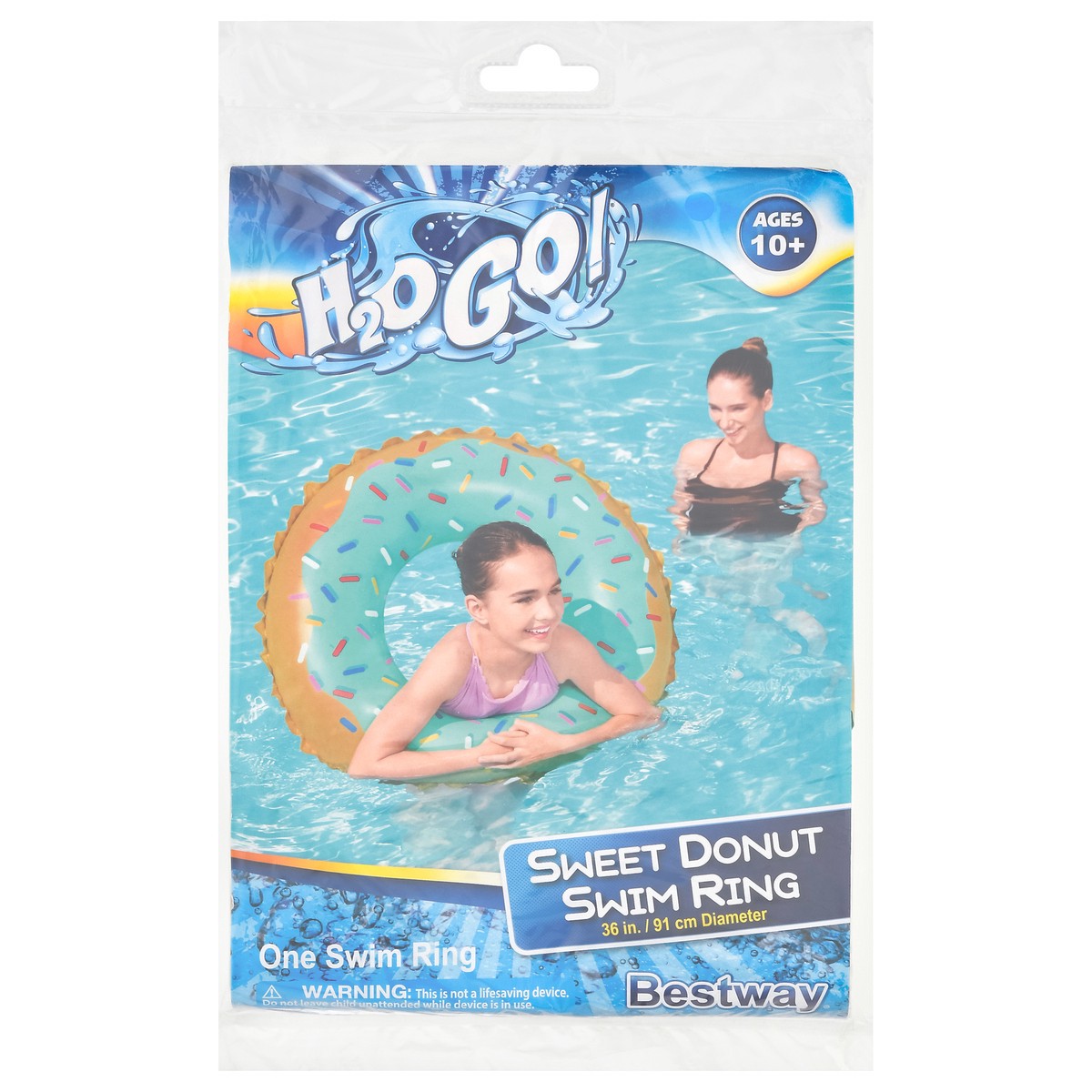 slide 7 of 12, H2OGo! Sweet Dount 10Y+ Swim Tube 1 ea, 1 ct