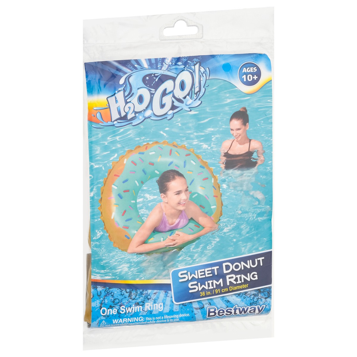 slide 5 of 12, H2OGo! Sweet Dount 10Y+ Swim Tube 1 ea, 1 ct