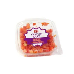 Fresh Cut Diced Roma Tomatoes