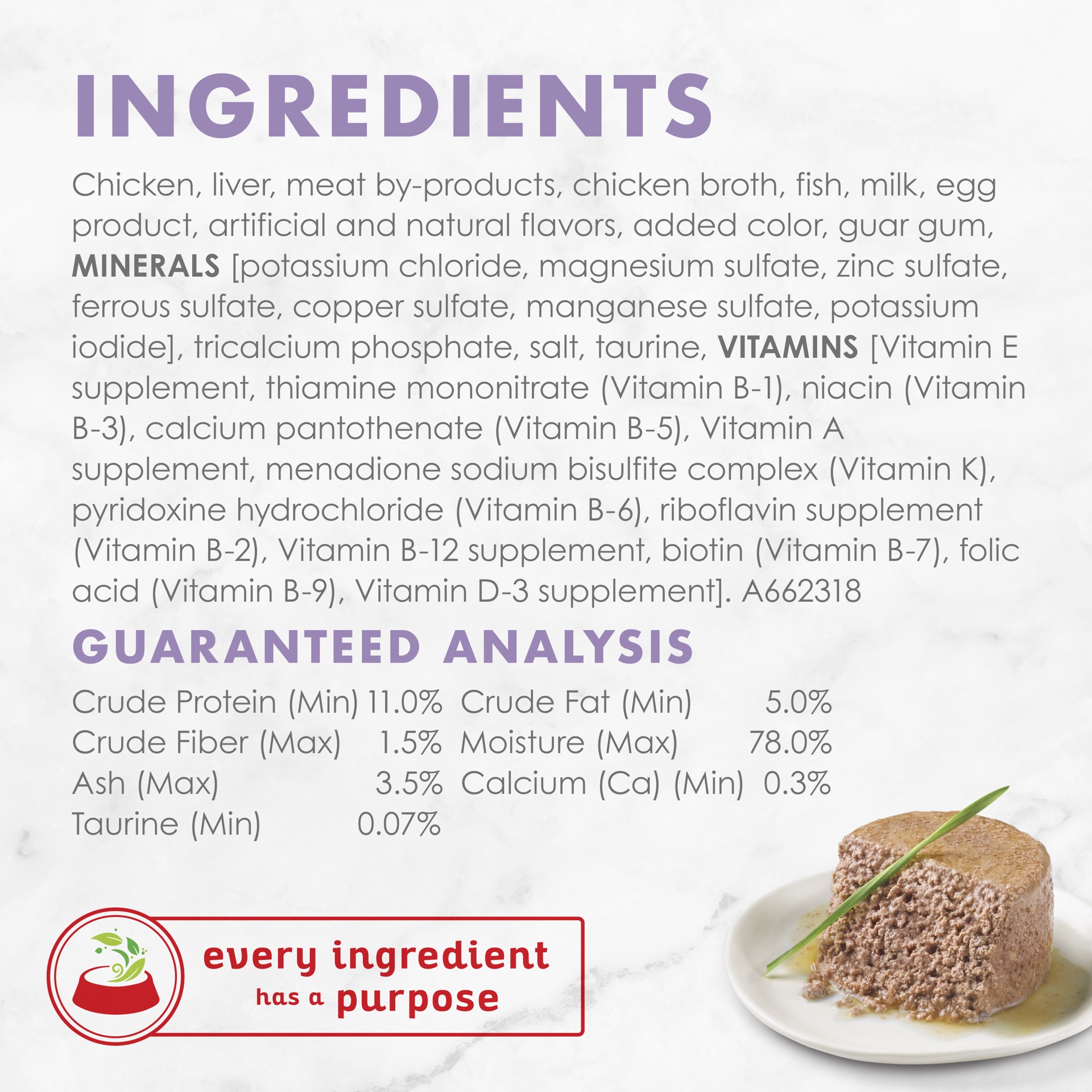 slide 8 of 9, Fancy Feast Purina Fancy Feast Kitten Tender Chicken Feast Wet Kitten Food Pate - 3 oz. Can, 1 ct