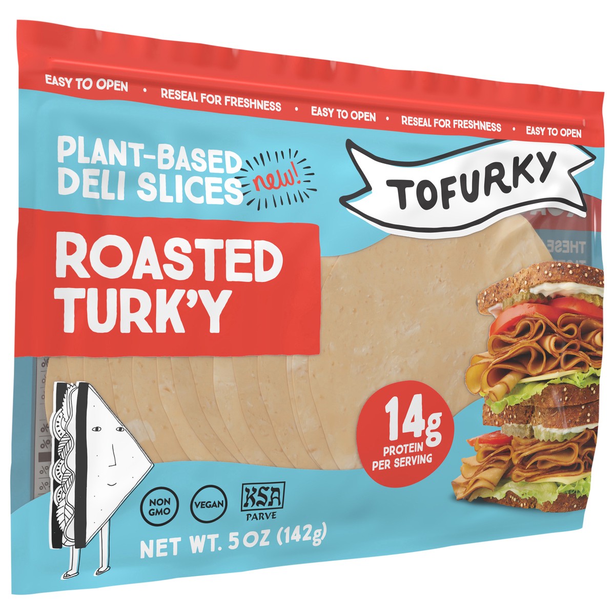 slide 7 of 8, Tofurky Next Gen Deli Slices Roasted Turk'y, 5 oz