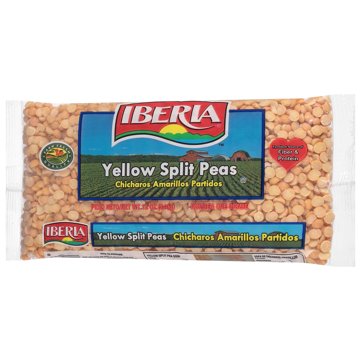 slide 6 of 14, Iberia Yellow Split Peas, 12 oz