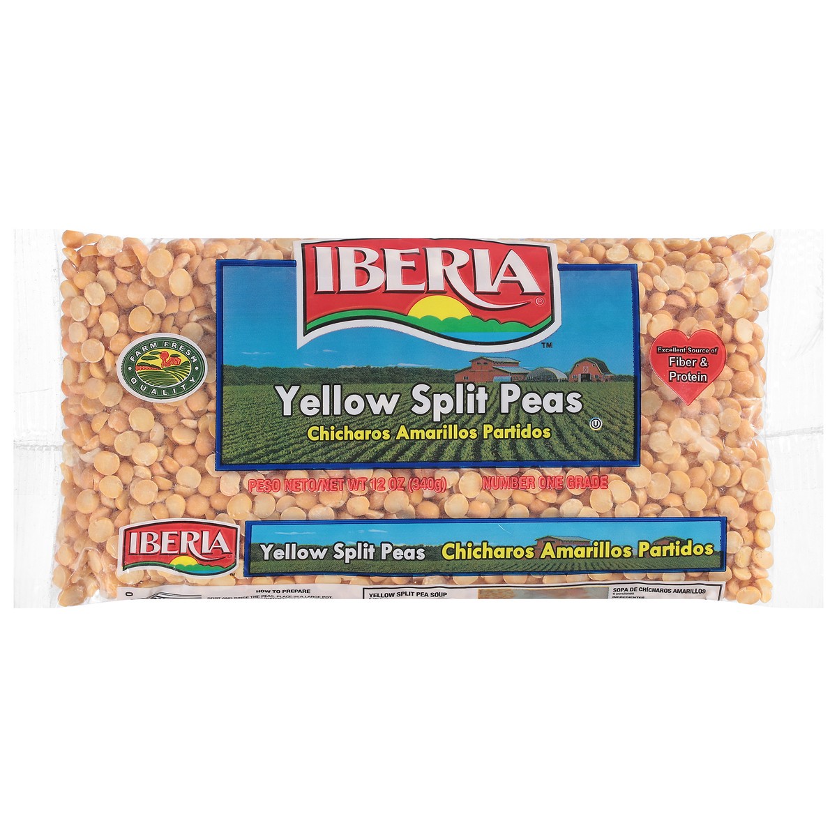 slide 12 of 14, Iberia Yellow Split Peas, 12 oz