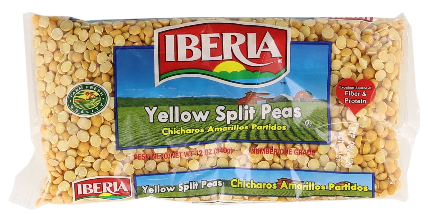 slide 1 of 1, Iberia Yellow Split Peas, 12 oz