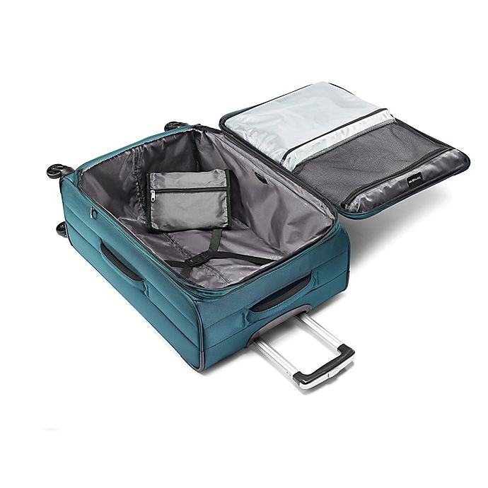 slide 2 of 5, Samsonite Ascella Spinner Checked Luggage - Teal, 25 in